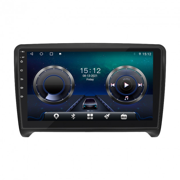 Штатная магнитола Lesko для Audi TT II (8J) 2006-2010 экран 9" 4/32Gb 4G Wi-Fi GPS Top