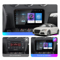 Штатная магнитола Lesko для Audi TT II (8J) 2006-2010 экран 9" 4/32Gb 4G Wi-Fi GPS Top