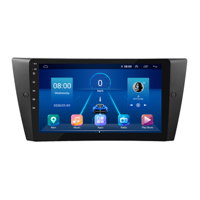 Штатная магнитола Lesko для BMW 3 серии V (E90/E91/E92/E93) Рестайлинг 2008-2013 экран 9" 4/32Gb 4G Wi-Fi GPS Top