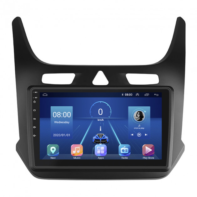 Штатная магнитола Lesko для Chevrolet Cobalt II 2011-2016 экран 9" 4/32Gb 4G Wi-Fi GPS Top