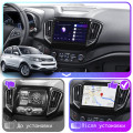 Штатная магнитола Lesko для Chery Tiggo 5 I 2014-2016 экран 10" 2/32Gb CarPlay 4G Wi-Fi GPS Prime