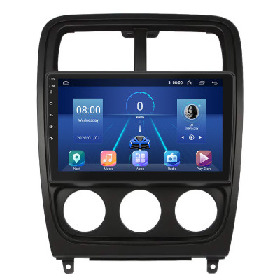 Штатная магнитола Lesko для Dodge Caliber I Рестайлинг 2009-2013 экран 9" 4/32Gb 4G Wi-Fi GPS Top