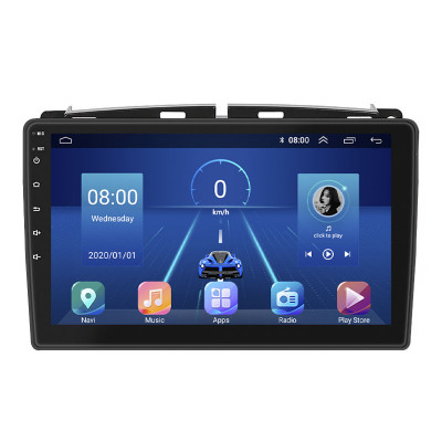 Штатная магнитола Lesko для Fiat 500 II Рестайлинг 2015-н.в. экран 9" 4/32Gb 4G Wi-Fi GPS Top