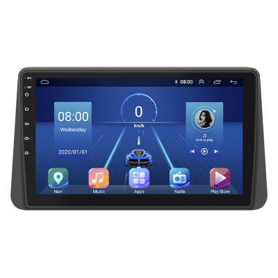 Штатная магнитола Lesko для Fiat Tipo 356 2015-2020 экран 9" 4/32Gb 4G Wi-Fi GPS Top