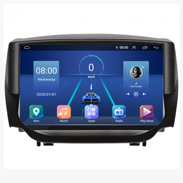 Штатная магнитола Lesko для Ford EcoSport I 2014-2018 экран 9" 4/32Gb 4G Wi-Fi GPS Top