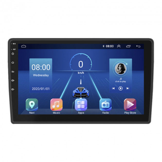 Штатная магнитола Lesko для Ford Tourneo Connect II 2012-2018 экран 9" 4/32Gb 4G Wi-Fi GPS Top
