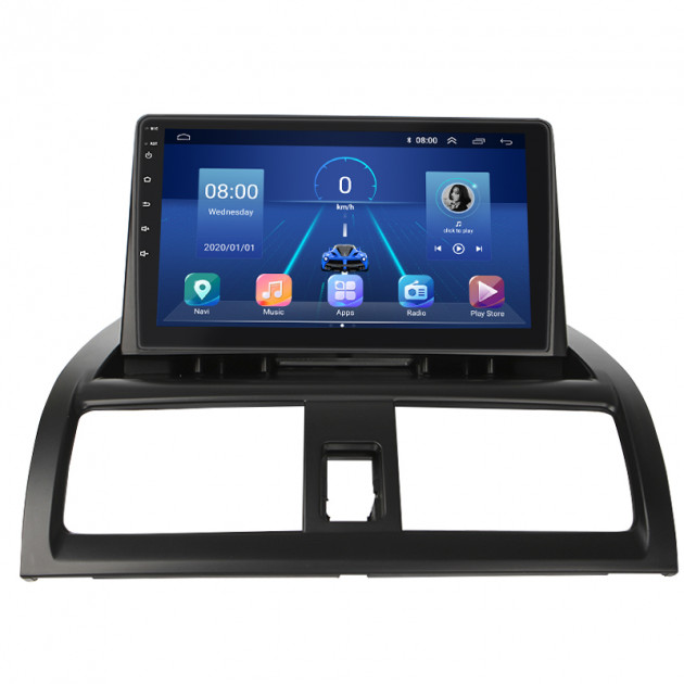 Штатная магнитола Lesko для Honda Accord VII ver 2 2002-2007 экран 9" 4/32Gb 4G Wi-Fi GPS Top