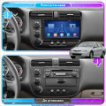 Штатная магнитола Lesko для Honda Civic VII Рестайлинг 2003-2006 экран 9" 4/32Gb 4G Wi-Fi GPS Top