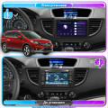 Штатная магнитола Lesko для Honda CR-V IV 2011-2015 экран 9" 4/32Gb 4G Wi-Fi GPS Top