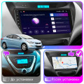 Штатная магнитола Lesko для Hyundai Avante V ver 2 2010-2015 экран 9" 4/32Gb 4G Wi-Fi GPS Top