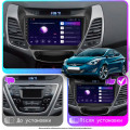 Штатная магнитола Lesko для Hyundai Elantra V (MD) Рестайлинг ver 2 2013-2016 экран 9" 4/32Gb 4G Wi-Fi GPS Top