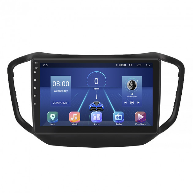 Штатная магнитола Lesko для Chery Tiggo 5 I Рестайлинг 2016-2020 экран 10" 2/32Gb 4G Wi-Fi GPS Top