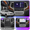 Штатная магнитола Lesko для Jeep Grand Cherokee IV (WK2) 2010-2013 экран 9" 4/32Gb 4G Wi-Fi GPS Top
