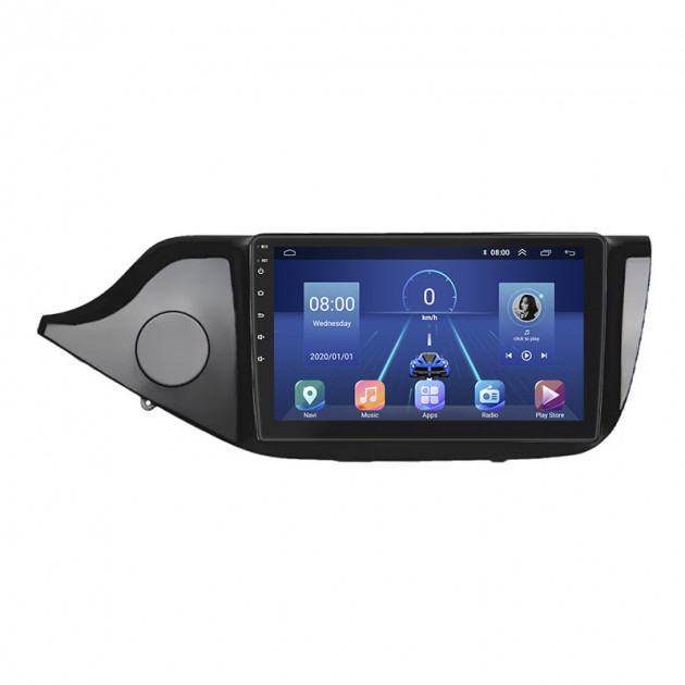 Штатная магнитола Lesko для Kia Ceed II Рестайлинг 2015-2018 экран 9" 4/32Gb 4G Wi-Fi GPS Top