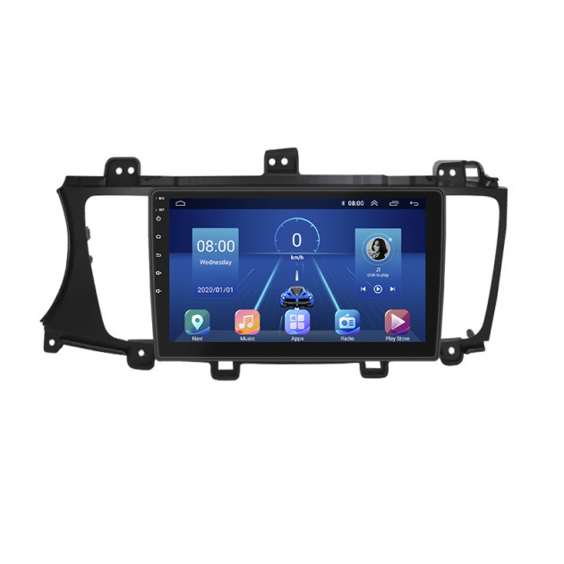 Штатная магнитола Lesko для Kia K7 VG (I) Рестайлинг 2012-2015 экран 9" 4/32Gb 4G Wi-Fi GPS Top
