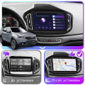 Штатная магнитола Lesko для Chery Tiggo 7 I 2016-2020 экран 10" 4/64Gb 4G Wi-Fi GPS Top