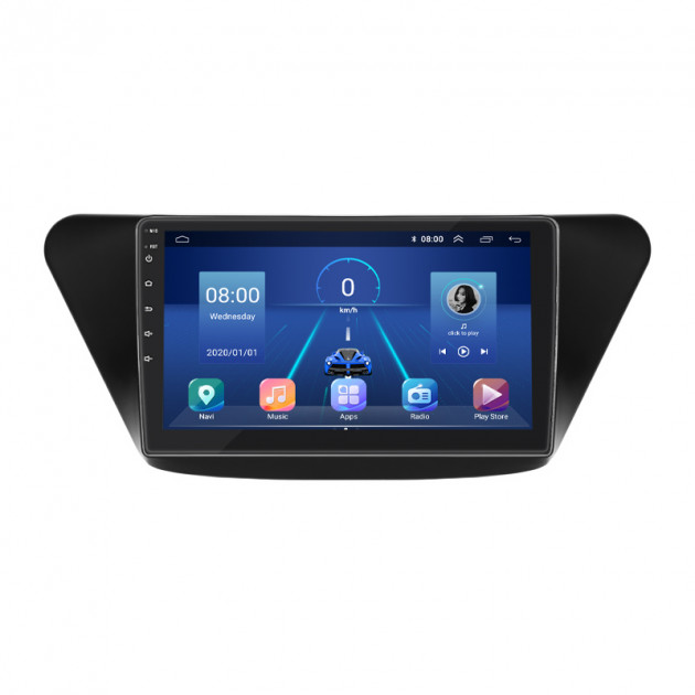 Штатная магнитола Lesko для Lifan X50  2015-н.в. экран 9" 4/32Gb 4G Wi-Fi GPS Top