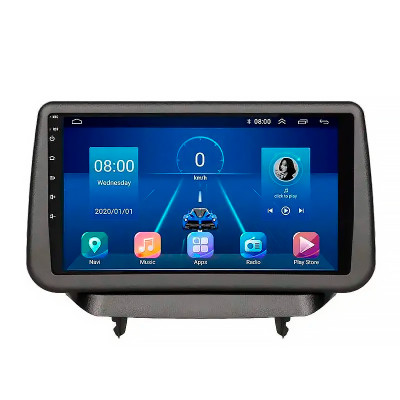 Штатная магнитола Lesko для Mazda 2 III (DJ) 2014-2019 экран 9" 4/32Gb 4G Wi-Fi GPS Top