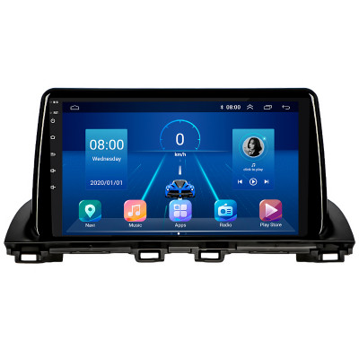 Штатная магнитола Lesko для Mazda 3 III (BM) 2013-2017 экран 9" 4/32Gb 4G Wi-Fi GPS Top