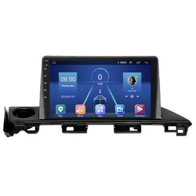 Штатная магнитола Lesko для Mazda 6 III (GJ) Рестайлинг 2015-2018 экран 9" 4/32Gb 4G Wi-Fi GPS Top