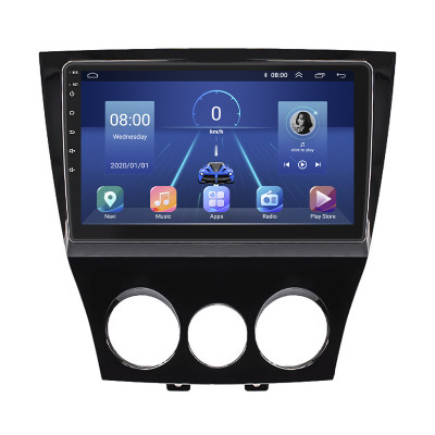 Штатная магнитола Lesko для Mazda RX-8 I Рестайлинг 2008-2012 экран 9" 4/32Gb 4G Wi-Fi GPS Top