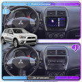 Штатная магнитола Lesko для Mitsubishi ASX I 2010-2013 экран 10" 4/32Gb 4G Wi-Fi GPS Top