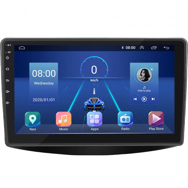 Штатная магнитола Lesko для Mitsubishi Grandis Auto A/C 2003-2011 экран 9" 2/32Gb 4G Wi-Fi GPS Top