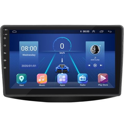 Штатная магнитола Lesko для Mitsubishi Grandis Manual A/C 2003-2011 экран 9" 4/32Gb 4G Wi-Fi GPS Top