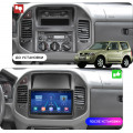Штатная магнитола Lesko для Mitsubishi Pajero III 1999-2002 экран 9" 4/32Gb 4G Wi-Fi GPS Top