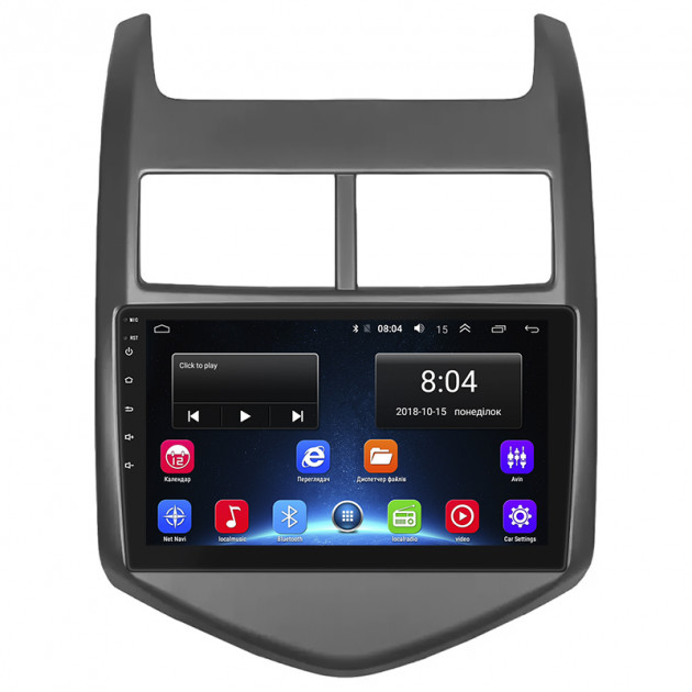 Штатная магнитола Lesko для Chevrolet Aveo II 2011-2020 экран 9" 2/32Gb Wi-Fi GPS Base