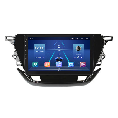 Штатная магнитола Lesko для Opel Corsa F 2019-н.в. экран 9" 4/32Gb 4G Wi-Fi GPS Top