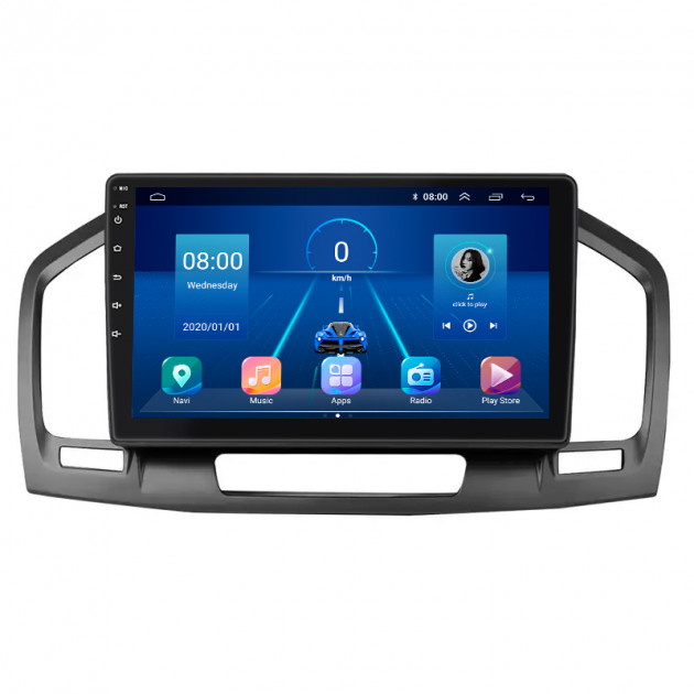 Штатная магнитола Lesko для Opel Insignia I 2008-2013 экран 9" 4/32Gb 4G Wi-Fi GPS Top