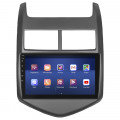 Штатная магнитола Lesko для Chevrolet Aveo II 2011-2020 экран 9" 2/32Gb 4G Wi-Fi GPS Top