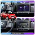 Штатная магнитола Lesko для Smart Fortwo 451 2007-2010 экран 9" 4/32Gb 4G Wi-Fi GPS Top