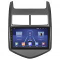 Штатная магнитола Lesko для Chevrolet Aveo II 2011-2020 экран 9" 6/128Gb 4G Wi-Fi GPS Top