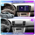 Штатная магнитола Lesko для Subaru Legacy IV Рестайлинг 2006-2009 экран 9" 4/32Gb 4G Wi-Fi GPS Top