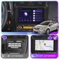 Штатная магнитола Lesko для Toyota Avensis III 2008-2011 экран 9" 4/32Gb 4G Wi-Fi GPS Top
