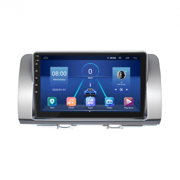 Штатная магнитола Lesko для Toyota bB II Рестайлинг 2008-2016 экран 9" 4/32Gb 4G Wi-Fi GPS Top
