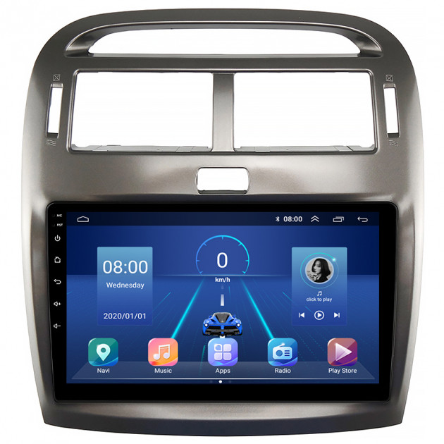 Штатная магнитола Lesko для Toyota Celsior III (F30) Рестайлинг 2003-2006 экран 9" 4/32Gb 4G Wi-Fi GPS Top