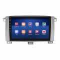 Штатная магнитола Lesko для Toyota Land Cruiser 100 Series Рестайлинг 1 2002-2005 экран 9" 4/32Gb 4G Wi-Fi GPS Top