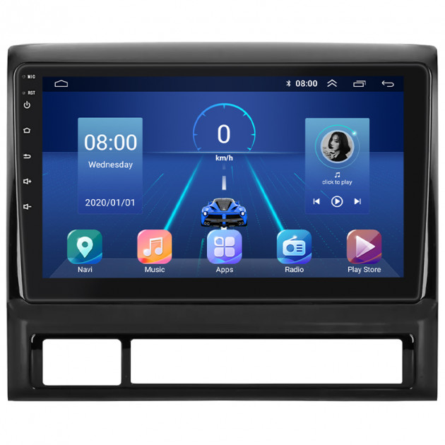 Штатная магнитола Lesko для Toyota Tacoma II Рестайлинг 2011-2015 экран 9" 4/32Gb 4G Wi-Fi GPS Top