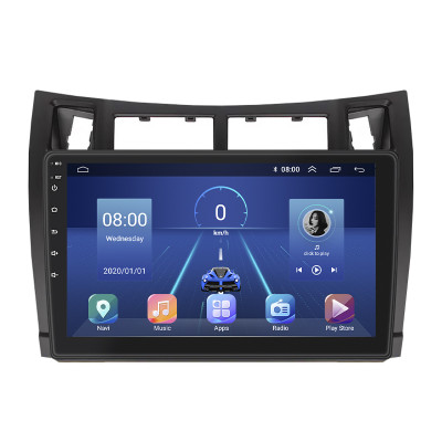 Штатная магнитола Lesko для Toyota Vitz II (XP90) 2005-2011 экран 9" 4/32Gb 4G Wi-Fi GPS Top