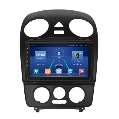 Штатная магнитола Lesko для Volkswagen Beetle I (A4) Рестайлинг 2005-2010 экран 9" 4/32Gb 4G Wi-Fi GPS Top