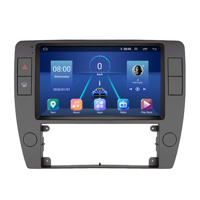 Штатная магнитола Lesko для Volkswagen Passat B5 Рестайлинг 2000-2005 экран 9" 4/32Gb 4G Wi-Fi GPS Top