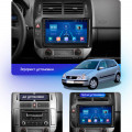 Штатная магнитола Lesko для Volkswagen Polo IV Рестайлинг 2005-2009 экран 9" 4/32Gb 4G Wi-Fi GPS Top