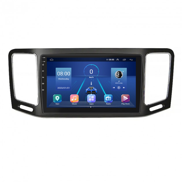 Штатная магнитола Lesko для Volkswagen Sharan II 2010-2015 экран 9" 4/32Gb 4G Wi-Fi GPS Top