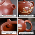 Чайный набор 0321610 Dragon and Phoenix заварник 480 ml + 4 пиалы Brown