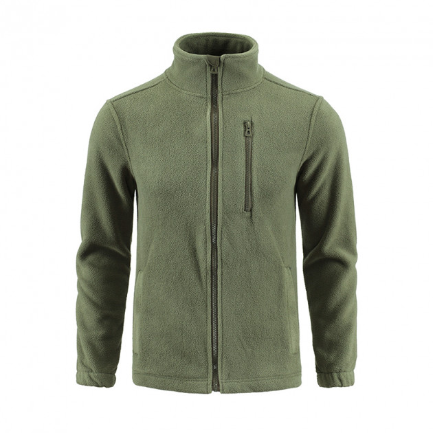 Тактическая кофта A162 теплая флисовая Green L