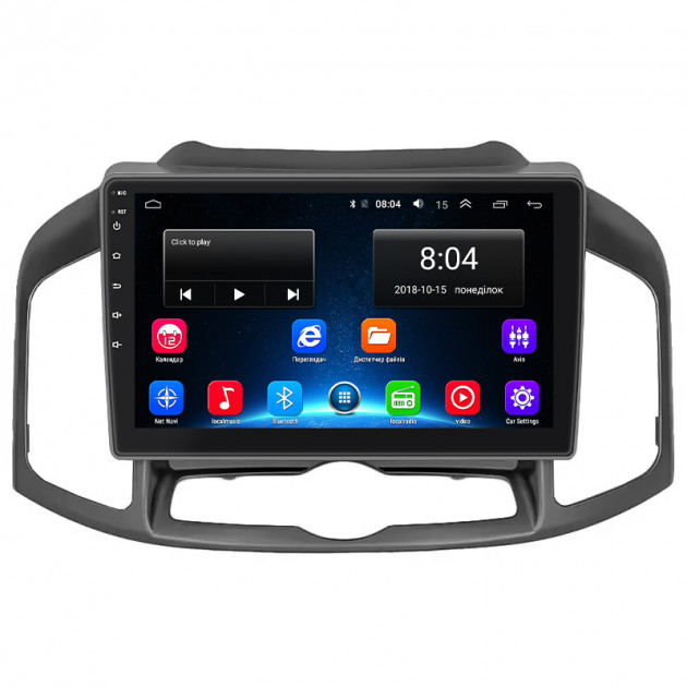 Штатная магнитола Lesko для Chevrolet Captiva I Рестайлинг 2 2013-2016 экран 10" 2/32Gb Wi-Fi GPS Base