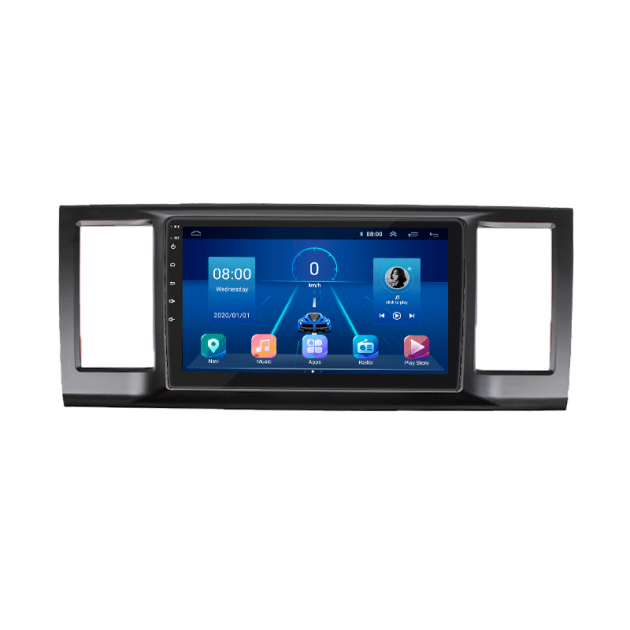 Штатная магнитола Lesko для Volkswagen Transporter T6 2015-2019 экран 9" 4/32Gb 4G Wi-Fi GPS Top
